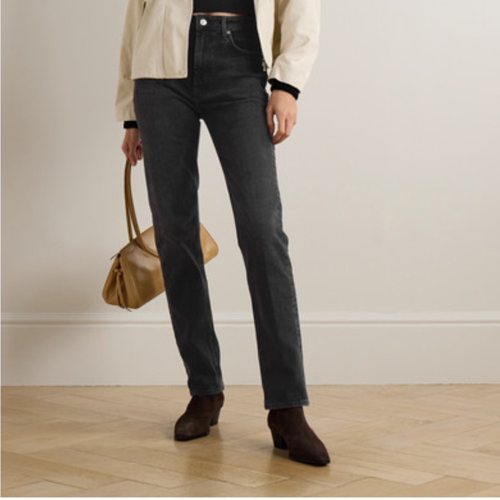 Citizens of Humanity Zurie High-Rise Stretch Straight-Leg Jeans, Size 26